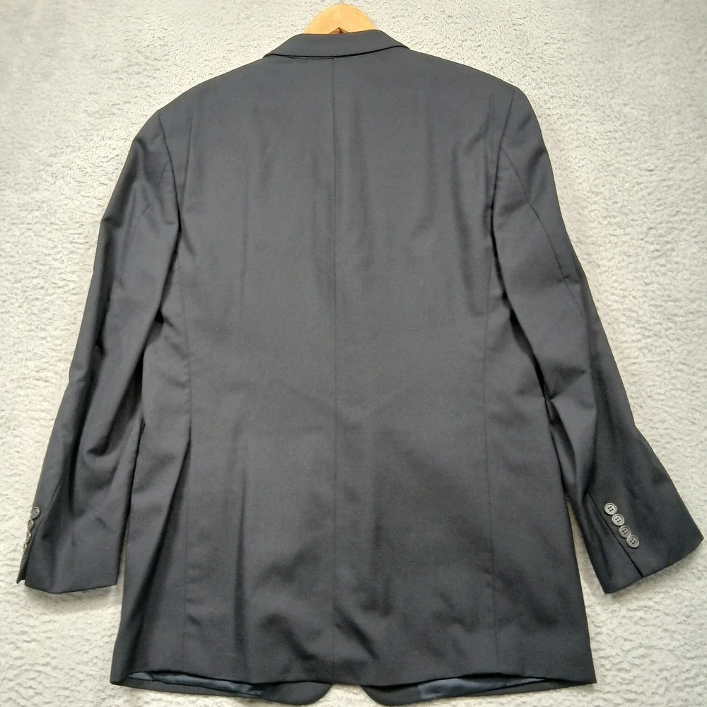 Brooks Brothers Brooksease Wool Blazer Men's 44L Navy 3 Button Classic Fit‎